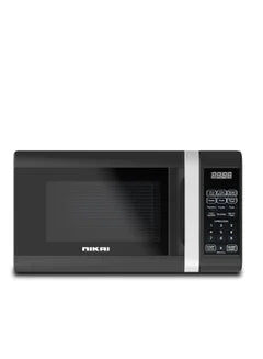 20L Digital Microwave Oven, Touch Control LED Display, Child Safety-Lock, 11 Power Levels, 6 Preset Auto Menus & Memory function, Convenient Pull Hand Door 20 L 700 W NMO2010DBX Black