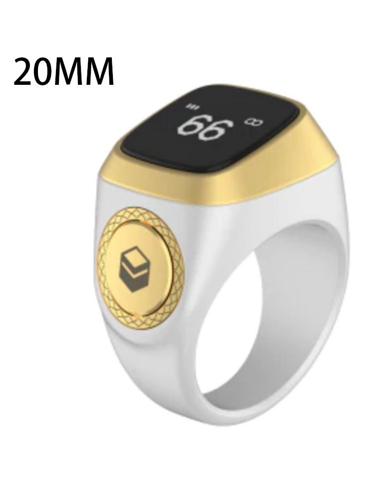 Zikr 1 Lite Smart Ring for Muslims Tally Tasbeeh Counter with Vibration Reminder