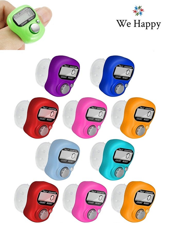 10 Pieces Digital Tasbih Tally Counter, Prayer Counting Tool for Ramadan, Comes in Assorted Colors