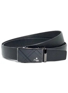 Classic Milano Men’s Leather Belt for men Fashion Belt Ratchet Dress Belts for men with Automatic Click Buckle for Mens Belt Enclosed in an Elegant Gift Box ALTHQ-3705-2 (Black) by Milano Leather