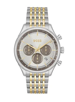 Men's Chronograph Round Stainless Steel Wrist Watch 1514053 - 45 mm