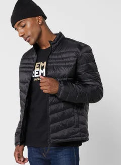 Zip Through Puffer Jacket