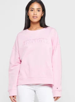 Round Neck Logo Sweatshirt