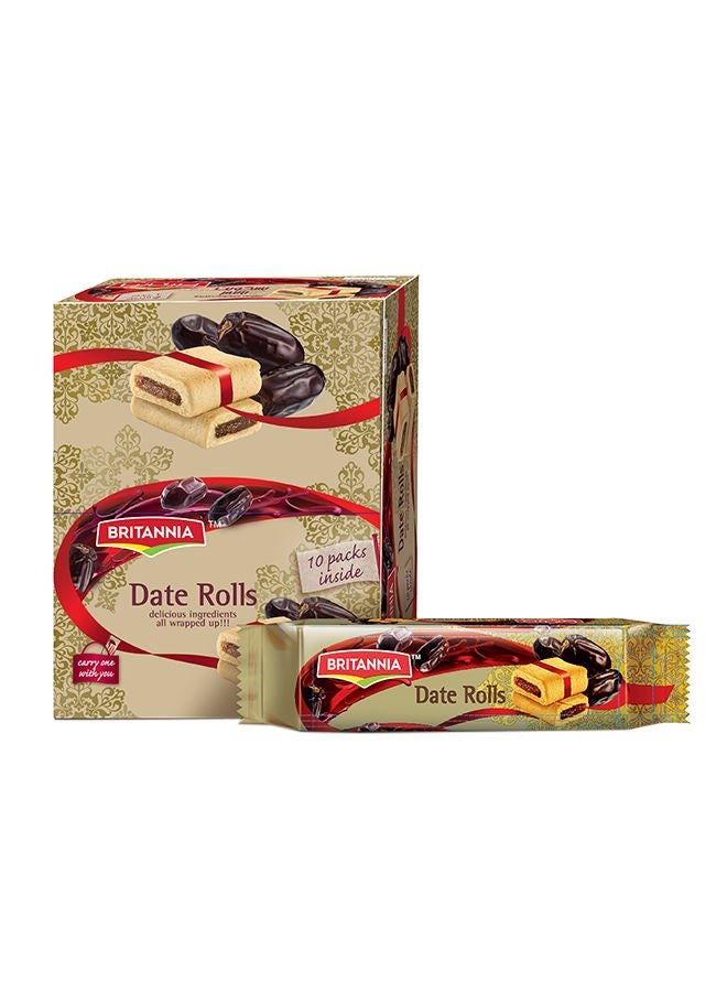 Date Rolls 675grams Pack of 10