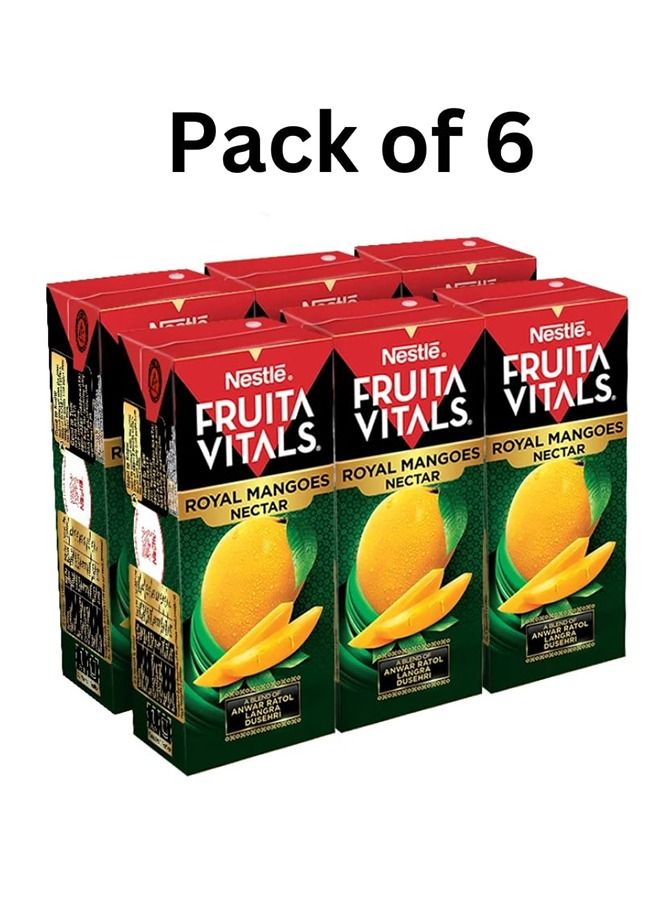 Nestle Fruita Vitals Royal Mangoes Nectar Juice pack of 6 200ML