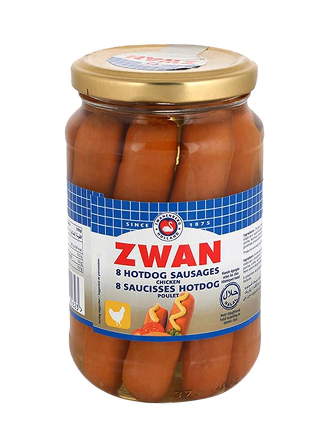 Chicken 8 Hot Dog Sausages 270grams