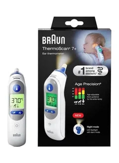 Braun IRT6525 ThermoScan 7+ Ear thermometer with Night mode