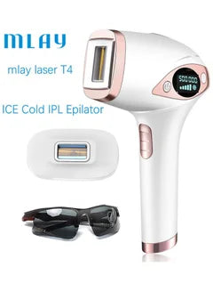 T4 Ice Compress Laser Hair Removal Device Melsya Pink