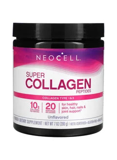 NEOCELL Super Collagen Type 1 And 3 Unflavored, 7 oz (200 g)