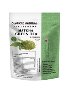 Oladole Natural Raw Matcha Green Tea Powder 120g