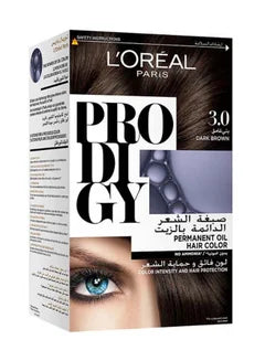 Prodigy Permanent Oil Hair Color 3.0 Dark Brown 180grams