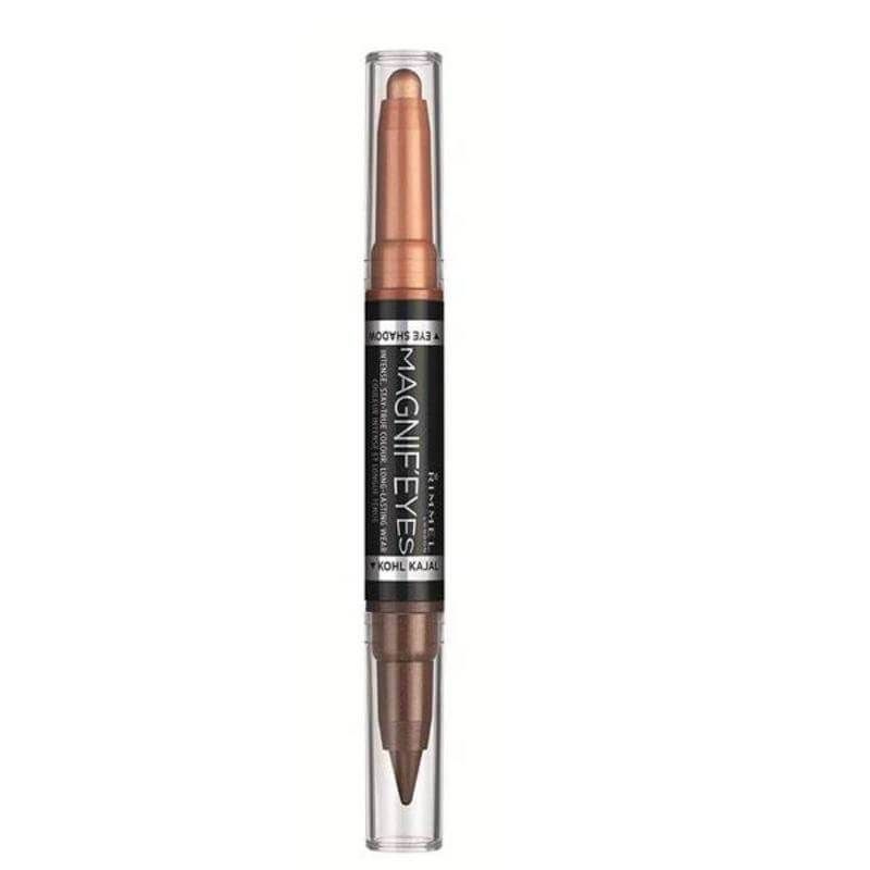 Rimmel Magnifeyes Double Ended Shadow and Eye Liner, Kissed By A Rose Gold, 0.05 Ounce