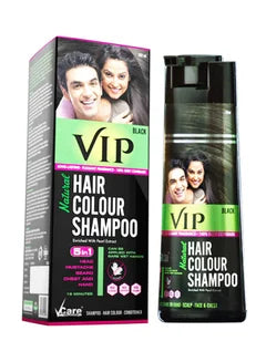 Natural Hair Colour Shampoo Black 180ml