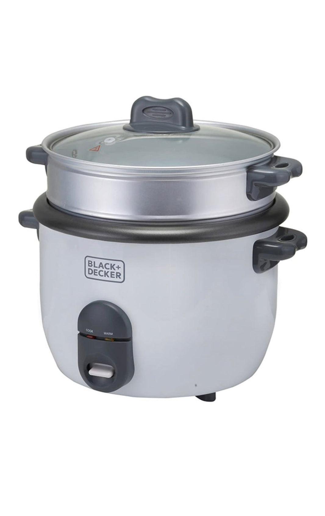 Black+decker Rice Cooker Non-Stick with Steamer 2-in-1 1.8 L 700