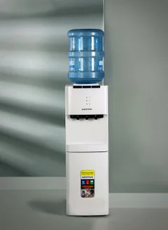 3 Taps Water Dispenser with Cabinet | Hot , Normal and Cold water supply KNWD6076 White