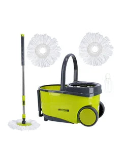 Spin Mop With Foot Pedal Bucket Mops And Set Multicolour 145cm