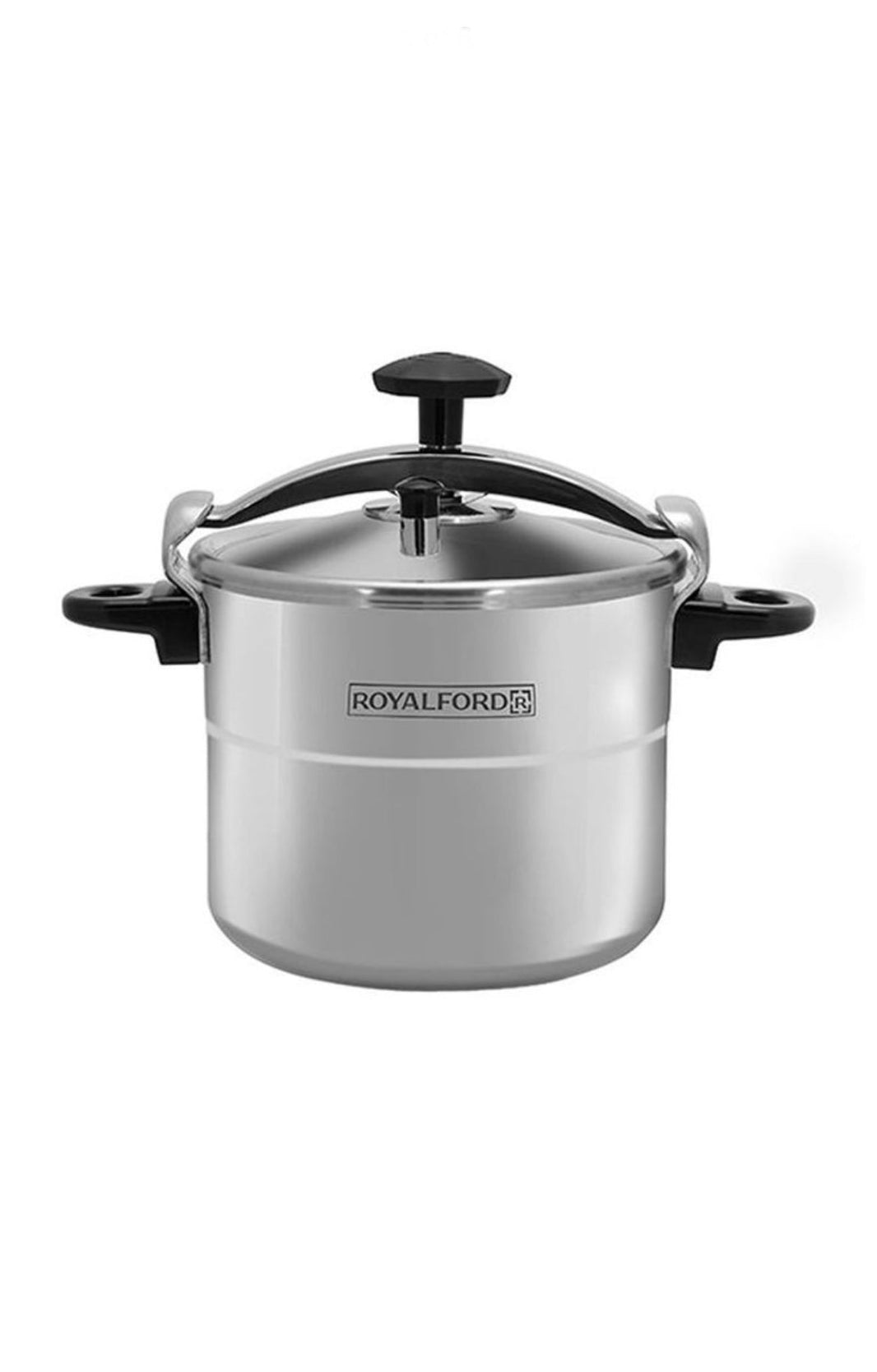 Royalford High Quality Durable Design Multipurpose Pressure Cooker With Lid Silver 7L