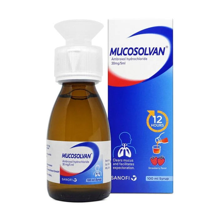 Mucosolvan 30mg / 5ml Syrup 100 ml Sugar Free