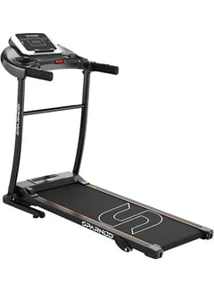 Sparnod Fitness STH-1250 (3 HP Peak) Treadmill for Home Use (Free Installation) Foldable, Max User Weight: 100 kg, Max Speed: 12 km/hr, 3 Level Manual Incline,12 Preset Workouts