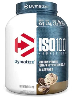 ISO 100 Hydrolyzed Protein Powder - Cookies and Cream -5LB