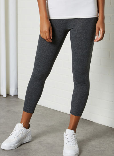 Skinny Fit Basic Leggings Grey