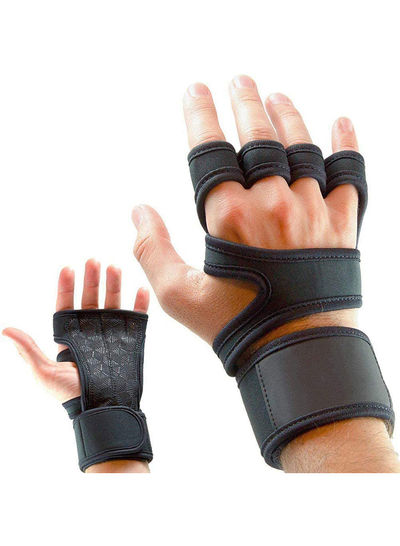 Sports Leather Padding Gloves 1inch